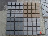 Granite Natural Paving Stone/Cobblestone with Mesh