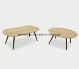 Manufacturer to Supply The Sitting Room Is Contracted and Contemporary Fashion Wooden Circular Multifunctional Tea Table Legs Small Table (M-X3643)