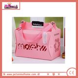 Portable Plastic Pet Bed in Pink