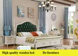 New Arrival Ciff America Style Leather Bed, Korean Leather Bed (L097)
