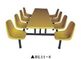 Modern 8-Seater Full Glass Steel Dining Table and Chairs Sets