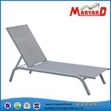 Cheap Aluminum +Outdoor Mesh Fabric Beach Sun Lounger