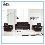Office Furniture Wooden Frame Modern Leather Sofa (KBF F627)