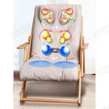 Full Body Shiatsu Foldable Reclining Wood Massage Chair