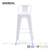 Replica Tolix Bar Stool with Low Backrest (OZ-IR-1008B)