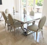 2017 Modern Home Marble Dining Room Table Set Wholesale Furniture China Foshan Furniture
