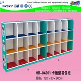 School Bag Ark Preschool Wooden Kids Schoolbag Cabinet for Kids Wooden Role Play (HC-3011)