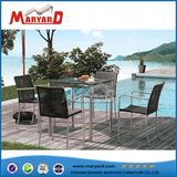 Netting Style Weaving Chair Dining Table Set