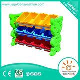 Children's Furniture Plastic Toy Shelf Storage Cabinet with Ce/Ios Certificate