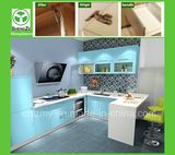Blue Color New Design Kitchen Cabinet
