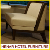 Oak Wood Accent Arm Chair Sofa for Hotel Restaurant Furniture