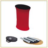 Portable Oval Promotion Counter/Display Sign Banner Stand