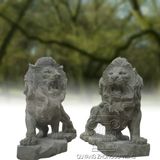Lion Marble Statue Sculpture, Animal Sculpture