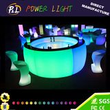 Plastic Furniture LED Rechargeable Lighted Bar Counter