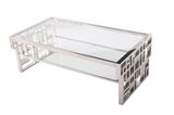 2017 Most Popular Ss Teapoy Tea Table with Tempered Glass
