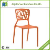 Irregular Back Design Plastic Dining Chair (Merbok)