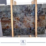 Natural Stone Blue Jade Natural Stone Granite Slab for Countertop, Tile, Wall