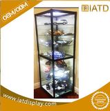 Antitheft Pop up Customized Wooden Melamine Display Glass Cabinet