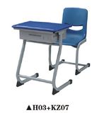 Single School Desk, Plastic Student Chair Children Furniture