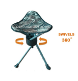 Triangle Chair, Triangle Stool with 360 Degree Swivel Action