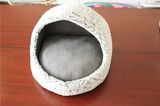 Suede Fabric Pet Products House Luxury Cat Beds with Pillow