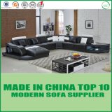 Modern Leather Sofa Wooden Furniture