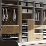Bedroom /Cloakroom Furniture Closet Wardrobe with Pantry Cabinet