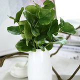 Real Touch Butterfly Leaf Fork Artificial Greenery Faux Plants for Wall Decoration