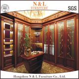 Glass Door Clothing Storage Closet with Shelves Portable Wardrobe