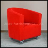 Wholesale Hotel Leisure Fabric Red Armrest Chair (SP-HC262)