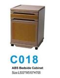 New! ! Brown Hospital Patient Furniture Bedside Cabinet with Drawer
