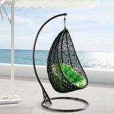 Outdoor Furniture Patio Swing Wicker Rattan Swing Outdoor Rattan Adult Hanging Egg Swing (D016A)