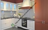 Simple Design Lacquer and PVC Kitchen Cabinet (zs-474)