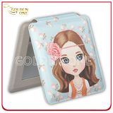 Custom Design Digital Printed PU Leather Makeup Mirror