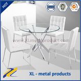 Dining Room Furniture Square Metal Base Pictures Glass Table