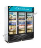 Refrigerator/Freezer Display Glass Cabinets for Dairy/Beverage Sale