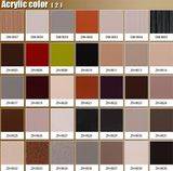Cabinet Door Designs with Handles and PVC Edge Banding (customized)