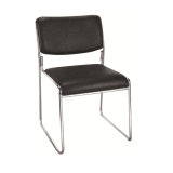 Comfortable Guest Waiting Room Metal Rack Chair Without Armrest