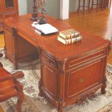 Executive Office Table and Bookshelf for Home Office Furniture