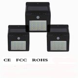 LED Solar Sensor Power Motion Activated Outdoor Wall Light