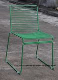 Metal Stackable Leisure Garden Restaurant Side Wire Dining Chair
