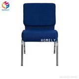 Foshan Homely Furniture Stacking Metal Used Steel Church Chair with Logo