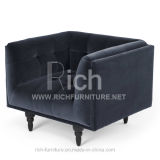 New Classic Modern Fabric Sofa for Living Room (1seater)