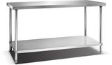 SUS 201 2-Deck Stainless Steel Working Table