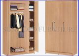 Simple Modern Wooden Wardrobe with 3 Door (SZ-WD056)