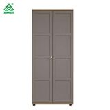 Wardrobe Furniture Manufacturers 2 Doors Clothes Cabinet for Sale