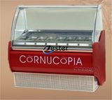 Ice Cream Refrigerated Freezer Gelato Display Showcase Gn1/4 (V12)