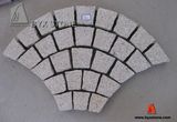 G682 Yellow Granite Paving Stone with Fan Shape