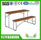 Cheapest Wood Double School Tables and Chairs for Sale (SF-47D)