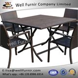 Well Furnir WF-17027 Rattan 5 Piece Dining Set